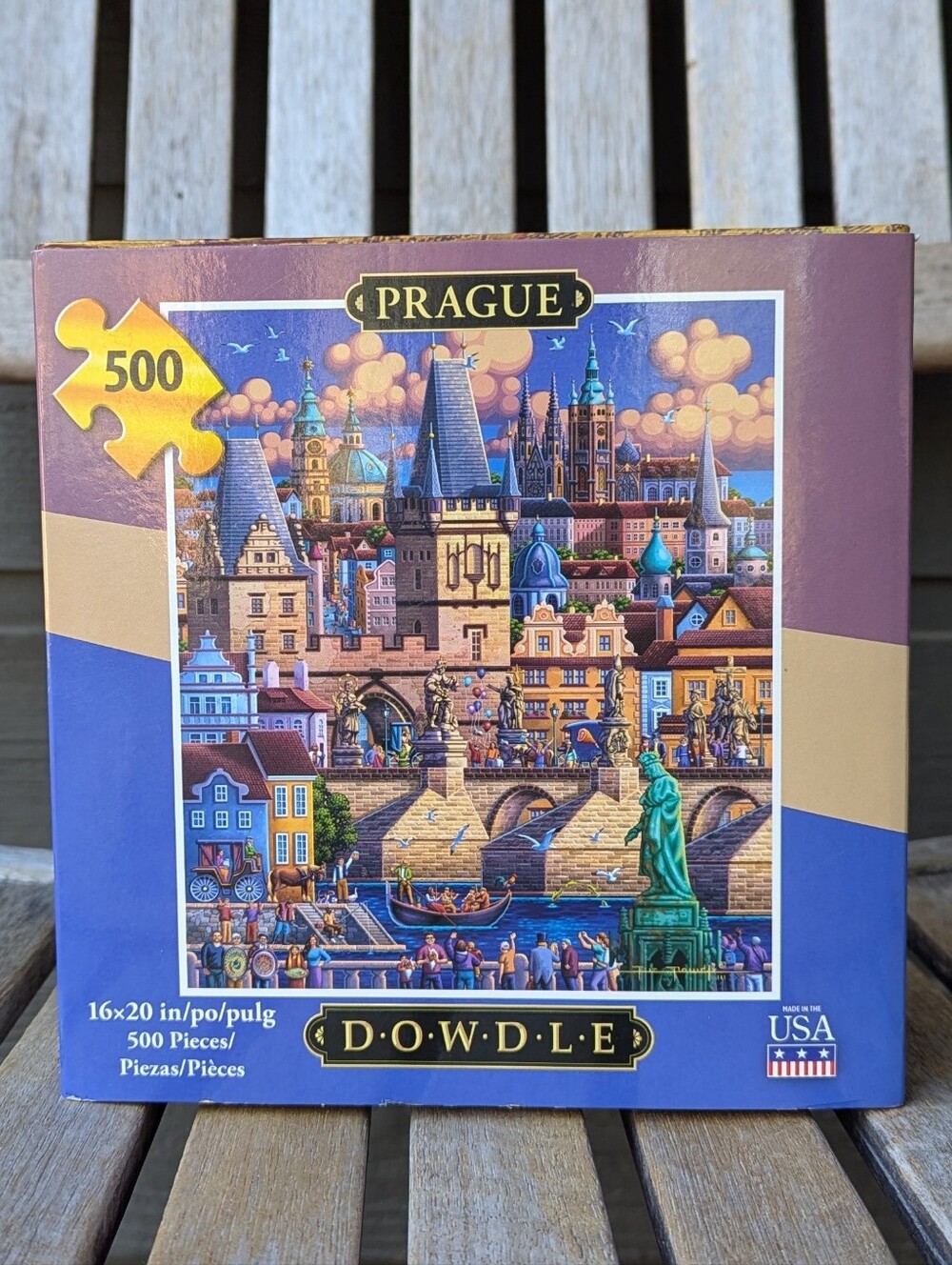 Dowdle Prague 500-Piece Jigsaw Puzzle 16"x 20" Made in USA